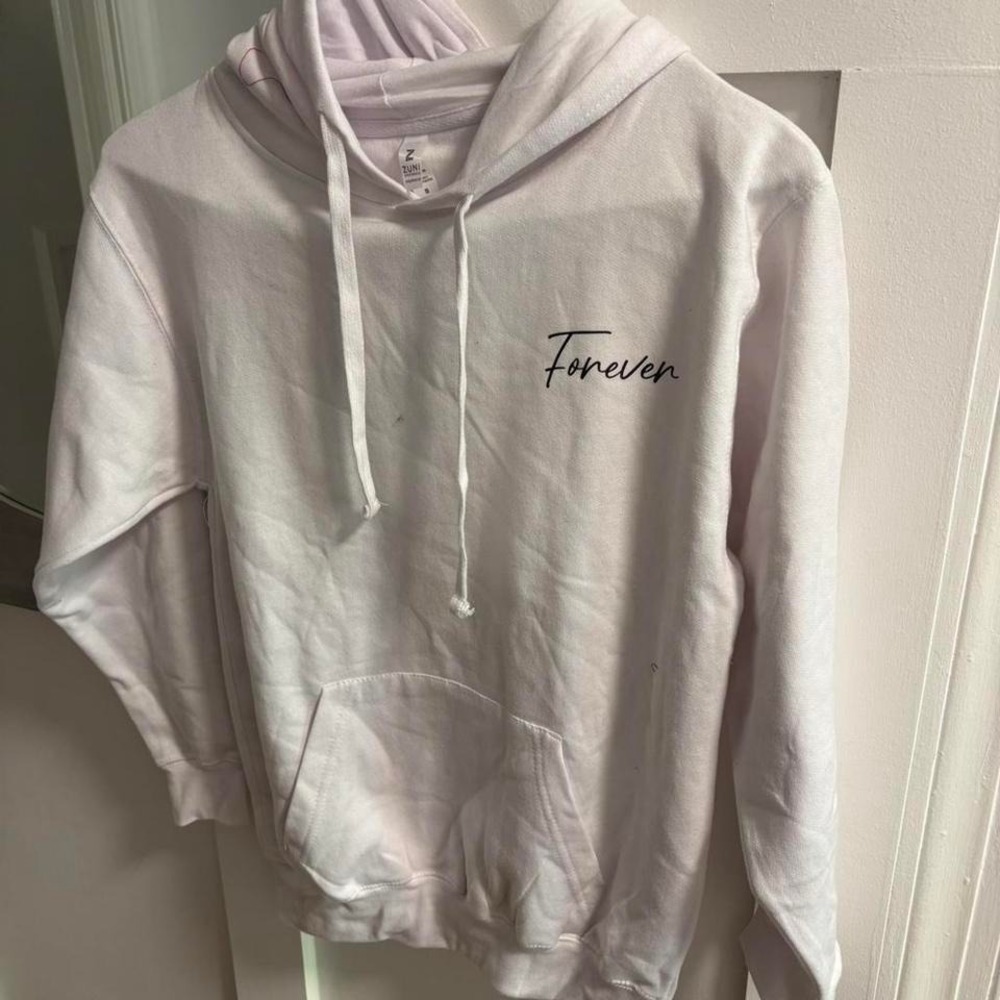 Zuni Sportswear White Blessed Forever Dove Graphic Hoodie Sweatshirt ZS5001 S‎